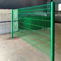Clôture de jardin haute sécurité de 1,80 m, écologique, anti-rongeurs, extérieure, revêtement PVC 3D, facile à assembler, clôture en fil soudé incurvé 3D