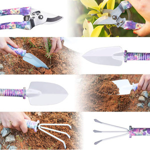 Hot Sales Multifunctional Affordable 10 Pcs Stainless Steel Heavy Duty Garden Tool <b>Set</b> With Carrying Case - Product Image 4