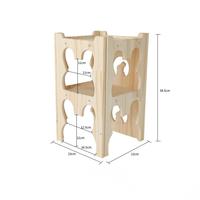 Château de jeu en bois détachable pour lapins, chats et cochons d'Inde – Meuble pour animaux de compagnie (assemblage requis)