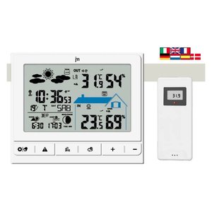 Stazione barometrica JUSTAMINUTE Radiocontrollata Bianco JD9535 - Product Image 1
