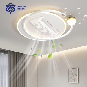 Ventilador <span class=keywords><strong>de</strong></span> Techo LED Moderno y Silencioso con Control Remoto, Tres Colores, Viento Fuerte, Antiparpadeo, Sin Aspas, para Sala <span class=keywords><strong>de</strong></span> Estar, Dormitorio, <span class=keywords><strong>Comedor</strong></span> - Product Image 3