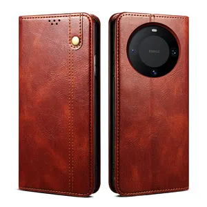 For Huawei mate 60 Pro+ Luxury Magnetic Flip Leather case Smartphone Wallet Case Custom Fashion Phone Case