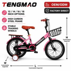 Vélo d'enfant <span class=keywords><strong>vintage</strong></span> rose menthe, 95% pré-assemblé, 12, 14, 16, 18 pouces, avec panier, style princesse, vélo d'apprentissage pour filles - Product Image 4