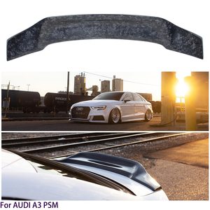 สปอยเลอร์หลังคาร์บอนไฟเบอร์แท้ทรง R สำหรับ A3 S3 RS3 8V ปี 2013-2020 - Product Image 2