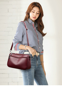 New High Quality Women Messenger Bags for Women Pu Leather Handbags Crossbody Bags Ladies Designer Shoulder Bags <b>Tote</b> Top-handle - Product Image 2