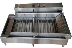 Commercial turc Loukoumades allemagne marque 6 rangées automatique Mini beignet boule forme fabricant friteuse Machine - Product Image 2