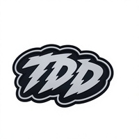 Écussons en caoutchouc PVC souple 3D personnalisés avec logo en relief, couleur personnalisée, fixation auto-agrippante, lavables, pour jeans, chapeaux, sacs à dos