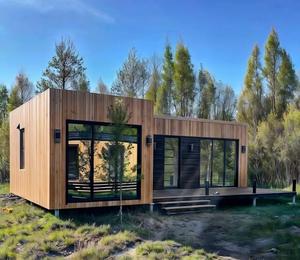 Cabaña <span class=keywords><strong>de</strong></span> <span class=keywords><strong>Madera</strong></span> Prefabricada Contemporánea, Ecológica y <span class=keywords><strong>de</strong></span> Bajo Consumo, Alimentada por Energía Solar, para Uso Hotelero - Product Image 5