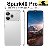 Nouveau téléphone robuste CDMA espagnol IP68 étanche 5G LTE 12 Go/512 Go >7 pouces Batterie de plus de 8000 mAh Double SIM En stock Livraison rapide Spark 40Pro