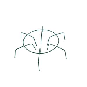 थोक 10 इंच 12 इंच 14 इंच के राउंड मेटल वायर पावर लेपित पुष्पचक्र फ्रेम क्लैंप शैली क्रिसमस - Product Image 4