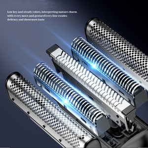 เครื่องโกนหนวดไฟฟ้าแบบกันน้ำ ใช้ได้ทั้งแบบเปียกและแห้ง OEM ODM สำหรับผู้ชาย แบบฟอยล์ ชาร์จไฟได้ พร้อมที่เล็มเครา - Product Image 6