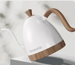 Brewista 0,6 l doppelte Temperatur regelung Edelstahl elektrisch über Schwanenhals Strix Wasserkocher für Kaffee gießen