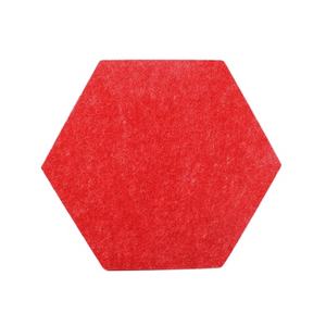 Panel de pared Hexagonal 3D Panel acústico personalizado Panel de tela acústica de poliéster 100% para decoración de cine - Product Image 5