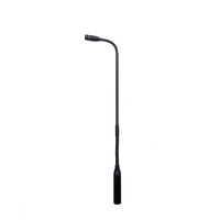 Microphone à condensateur xlr à trois broches de conférence avec micro col de cygne filaire pour réunion de podium professionnel OEM