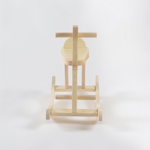 ของเล่นม้าโยกไม้ยอดนิยมเพื่อการศึกษาสำหรับเด็กและเด็ก - Product Image 2