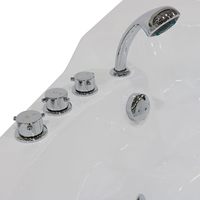Baignoire de massage en acrylique moderne pour hôtel avec cascade et jets d'air à prix abordable