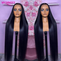 Perruques en cheveux humains brésiliens 100% naturels, 30 à 40 pouces, pré-épilées, perruque en dentelle frontale HD 13x6, perruque frontale sans colle pré-coupée en gros