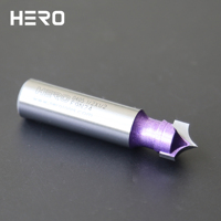 HERO outils de coupe de bois Double flûte carbure pointe Freud CNC mèches de routeur fraise