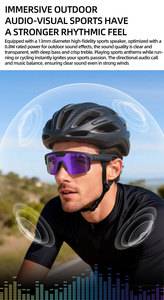Gafas Inteligentes con IA, Cámara de 8MP, Asistente de Voz, Bluetooth 5.3, Grabación de Video 1080P, Lentes Polarizadas <span class=keywords><strong>para</strong></span> Ciclismo - Product Image 3