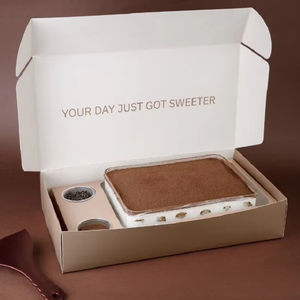 Maßgeschneiderte Lebensmittelgeeignete Hochwertige Pop-up-Box für Einzelportionen von Kuchen, Tiramisu, Donuts und Pudding - Product Image 4