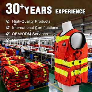 سترة أمان عاكسة للرجال مقاومة للحريق بخياطة محكمة، مضادة للمواد الكيميائية والكهرباء الساكنة، مناسبة لمواقع البناء والتحقيقات - Product Image 5