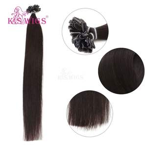 K.SWIGS ¡Producto Estrella! Extensiones de Cabello Humano 100% con Clip en U, Se Pueden Teñir/Permanecer y Personalizar, Venta al Por Mayor de Fábrica - Product Image 2