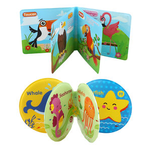 Uccelli disegno di educazione cognitiva giocattolo eva libri da bagno libro acqua impermeabile per bambini - Product Image 1