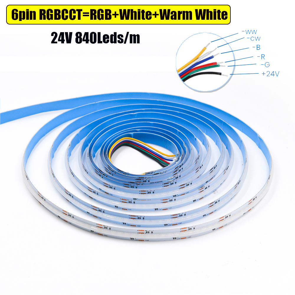 24v rgbcct 840leds