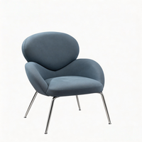 Fauteuil modulaire réglable en tissu blanc, style nordique simple et moderne, pour chambre, hôtel, appartement, salon