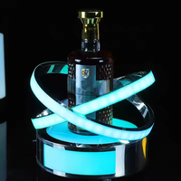 Night Club Bottle Presenter Robot VIP Bottle Service Delivery Presenter LED Tray Holder Led Whisky Bottle Glorify