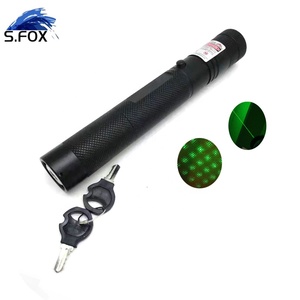 Đèn <span class=keywords><strong>laser</strong></span> xanh có thể điều chỉnh độ sáng bằng nhôm 303 Đèn pin đốt cháy diêm - Product Image 2