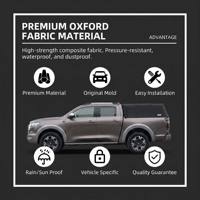Tente de camionnette pliable en tissu Oxford de haute qualité, imperméable, pour Toyota Tacoma Hilux Ranger L200