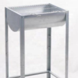 Parrilla de carbón portátil galvanizada para fiesta familiar con soporte <span class=keywords><strong>y</strong></span> utilidad - Product Image 2