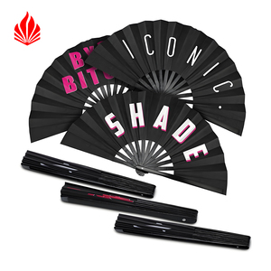 Wholesale Customizable Bamboo Folding Fans for Kung Fu Martial Arts Training Handcrafted Craft for Music Angel Promotion