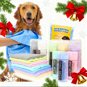 Shammy Hundehandtücher zum Trocknen von Hunden Saugfähiges PVA-Hundepflege-Badetuch Luxuriöses Mehrzweck-Chamois-Tuch für den Badezimmergebrauch - Product Image 2