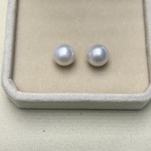 ไข่มุกน้ำจืดทรงครึ่งวงกลม คุณภาพสูง ขนาด 12-13 มม. สีขาว ชมพู ม่วง  ไม่ผ่านการแปรรูป - Product Image 3