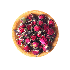 Té de Rosas Premium con Borde Dorado Directo de Fábrica 500g, Botones Enteros a Granel, Té Herbal de Belleza para Radiancia de la Piel, Venta al por Mayor, OEM Personalizado - Product Image 1