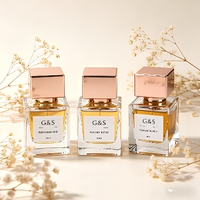 G&S ODM OEM Huiles de parfum de luxe, flacon carré 50 ml, verre vide, finition mate avec pulvérisateur, emballé dans une boîte et un sac