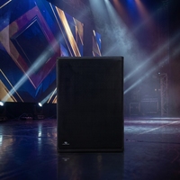 KENZA-15SUB Caisson de basses actif en bois de 15 pouces, classe D, DSP, RMS 1100W, puissance maximale 4800W, haut-parleur de basses professionnel pour scène, événements en plein air