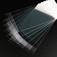 Sacs en cellophane refermables imprimés sur mesure, sacs en plastique OPP autocollants, sacs d'emballage pour étuis de téléphone portable, cadeaux