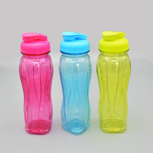 Pet Sports Water <b>Bottle</b> <b>750ml</b> Flip Top Reusable For Beverage Packaging - Product Image 1