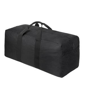 대용량 폴리에스터 여행용 더플 백 토트 숄더 팩 백 수하물 스포츠 체육관을위한 경량 접이식 수납 더플 백 - Product Image 1