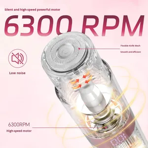 Épilateur électrique double tête transfrontalier 2-en-1 pour <span class=keywords><strong>femme</strong></span>, <span class=keywords><strong>tondeuse</strong></span> <span class=keywords><strong>intime</strong></span> multifonctionnelle avec écran numérique, céramique lavable - Product Image 3