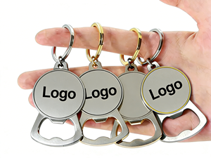 2025 New Personalized High Quality Custom Pattern Stainless Steel Waterproof Bottle Opener Keychain Multi-Shape Design Travel