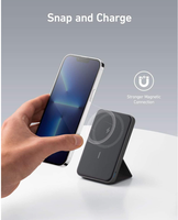 Mini banque d'alimentation sans fil magnétique 5000mAh pour smartphones et tablettes