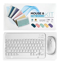 Ensemble clavier et souris sans fil universels pour tablette, ordinateur, iPhone Duo / iPad et autres smartphones