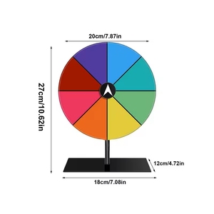 Roue Prix Spinnings Jeu Fortune Party Turn Plate Wall Carnival Raffle The Draw Tabletop Lottery Machine Winner Fun Turntable - Product Image 2