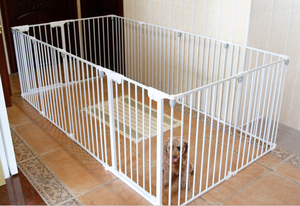 Perrera resistente para mascotas, jaula grande de metal para perro, interior y exterior - Product Image 3