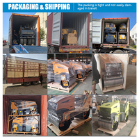 Hand-road-rouleau-compacteur 330kg 550kg 800kg machines de route compacteur de sol Compact rouleau Mini tambour petit tracteur compacteur