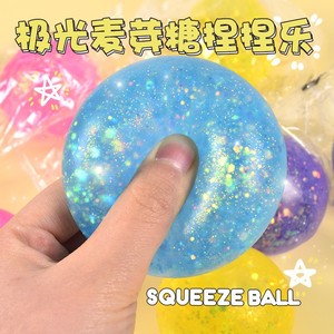 Hot Selling Glitter Maltose TPR <b>Balls</b> Anti-Stress Decompress <b>Squeeze</b> Relief Toys for Boys and Girls - Product Image 6